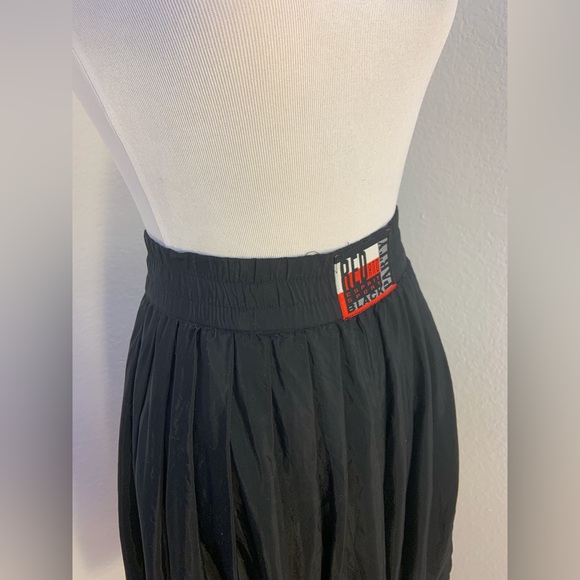 Vintage VGUC Esprit Sport Black Rayon Skirt - Size Small - Picture 2 of 7